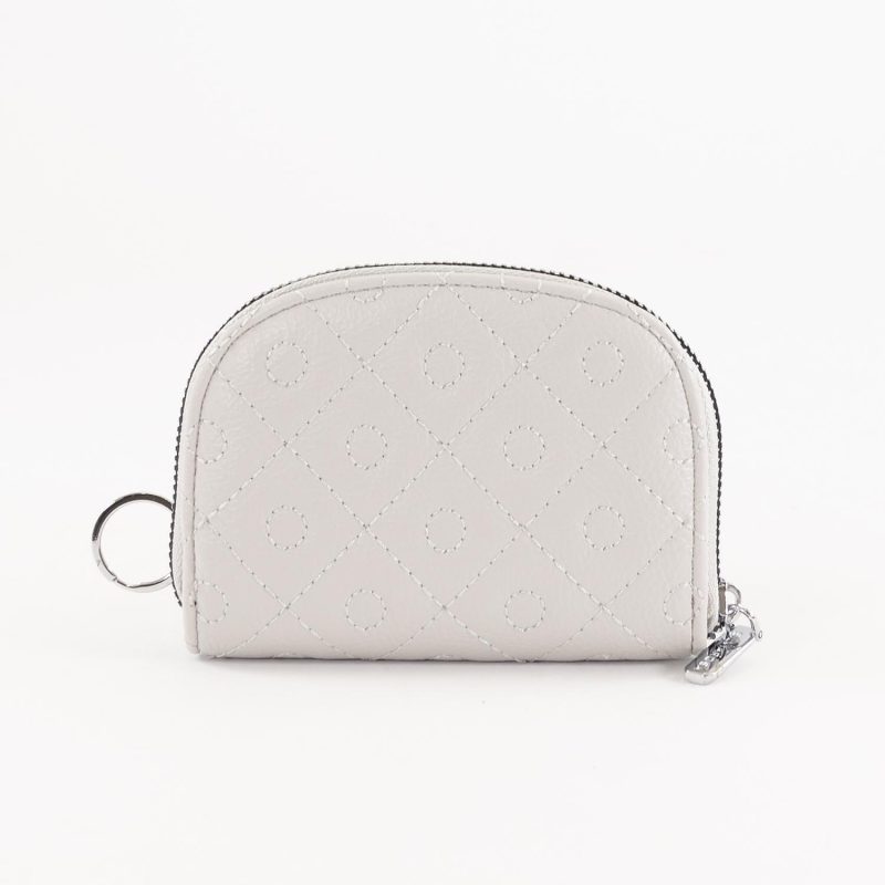 Дамско портмоне от еко кожа Silvia Rosa в сив цвят – код: 3077-2 MD Style