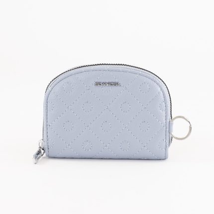 Дамско портмоне от еко кожа Silvia Rosa в син цвят - код: 3077-3