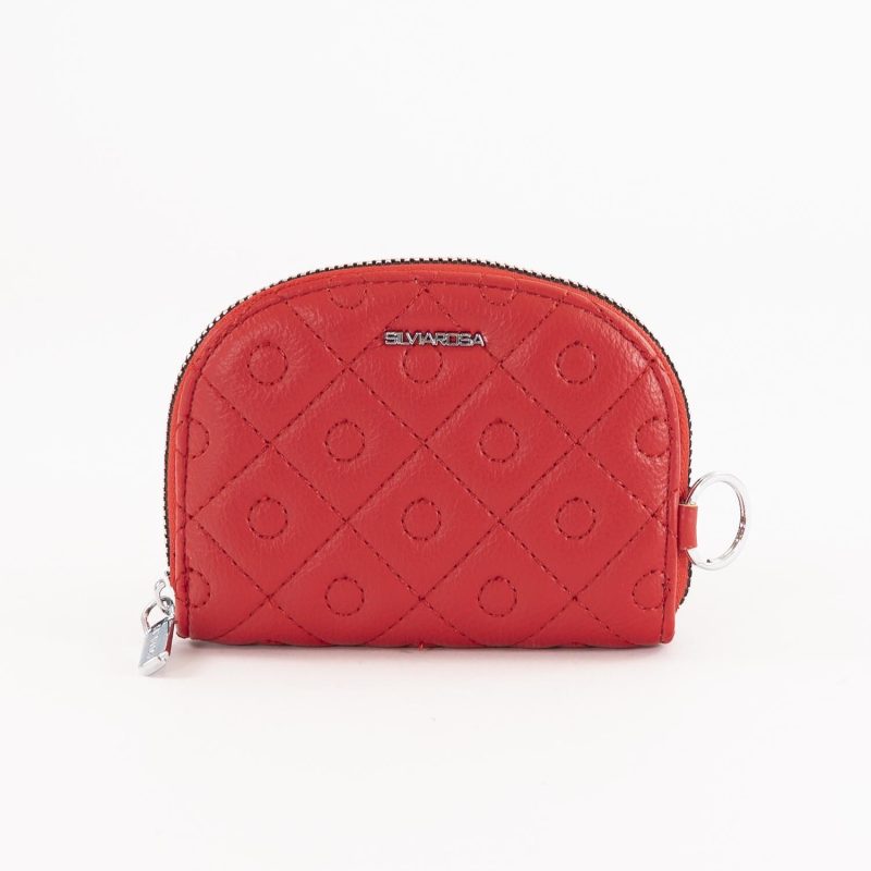 Дамско портмоне от еко кожа Silvia Rosa в червен цвят – код: 3077-4 MD Style