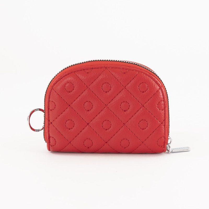 Дамско портмоне от еко кожа Silvia Rosa в червен цвят – код: 3077-4 MD Style