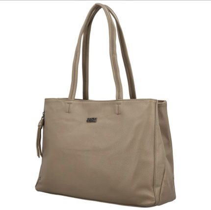 Дамска чанта от висококачествена еко кожа в бежов цвят – код: CC5081-4 MD Style