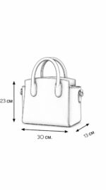 Дамска чанта от висококачествена еко кожа – код: 24А123 MD Style